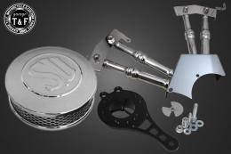 ドラッグスター250　SU(メッキ)&プッシュロッドカバー(メッキ)SET