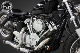 ドラッグスター250　SU(メッキ)&プッシュロッドカバー(メッキ)SET