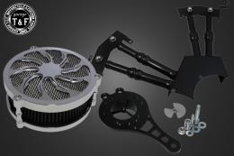 ドラッグスター250　ラグジュアリータイフーン(メッキ)&プッシュロッドカバー(ブラック)SET