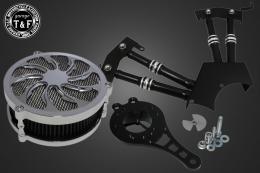 ドラッグスター250　ラグジュアリータイフーン(メッキ)&プッシュロッドカバー(コントラスト)SET