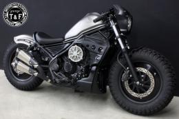 レブル250　ラグジュアリーダミーエアクリーナーKITフラワー(メッキ)