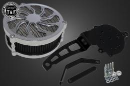 レブル250　ラグジュアリーダミーエアクリーナーKITタイフーン(メッキ)