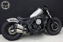 レブル250　ラグジュアリーダミーエアクリーナーKITタイフーン(メッキ)