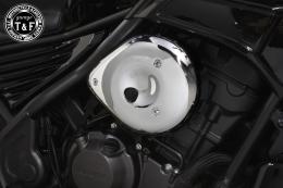 レブル250　ティアドロップダミーエアクリーナーKIT(メッキ)