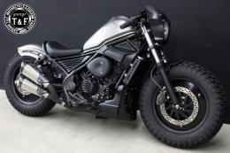 レブル250　ティアドロップダミーエアクリーナーKIT(ブラック)