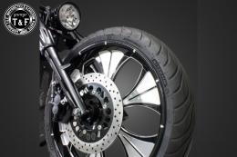 ドラッグスター400　ブレードストーム・ビレットホイール(コントラスト)