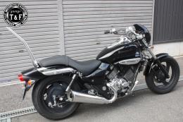 エリミネーター250V　極太φ38シーシーバーロング(メッキ)純正フェンダー専用