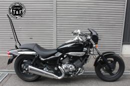 エリミネーター250V　純正フェンダー専用シーシーバーロング(ブラック)