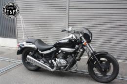 エリミネーター250V　純正フェンダー専用シーシーバーロング(メッキ)