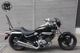 エリミネーター250V　純正フェンダー専用シーシーバーショート(ブラック)