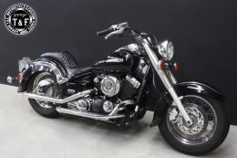 ドラッグスター400クラシック　スタッド付きガンファイターシート(バーチカル)