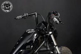 レブル250(2020〜2024年)ABS搭載モデル　極太バットマンハンドル　10インチ(ブラック)&ワイヤーセット