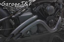 ドラッグスター400　ベントマフラー(ブラック)タイプ2