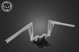 極太バットマンハンドル　8インチ(メッキ)22.2mm