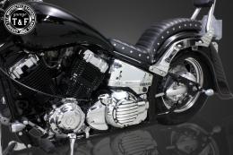 ドラッグスター400　ダミープライマリーカバー(メッキ/C)