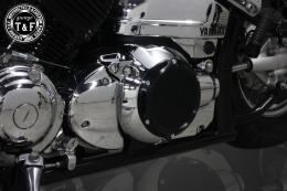 ドラッグスター400　ダミープライマリーカバー(メッキ/E)