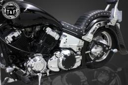 ドラッグスター400　ダミープライマリーカバー(メッキ/H)