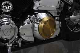 ドラッグスター400　ダミープライマリーカバー(メッキ/I)