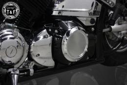 ドラッグスター400　ダミープライマリーカバー(ブラック/G)