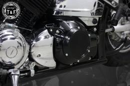 ドラッグスター400　ダミープライマリーカバー(ブラック/H)