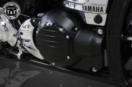 ドラッグスター400　ダミープライマリーカバー(マットブラック/B)