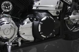 ドラッグスター400　ダミープライマリーカバー(マットブラック/F)